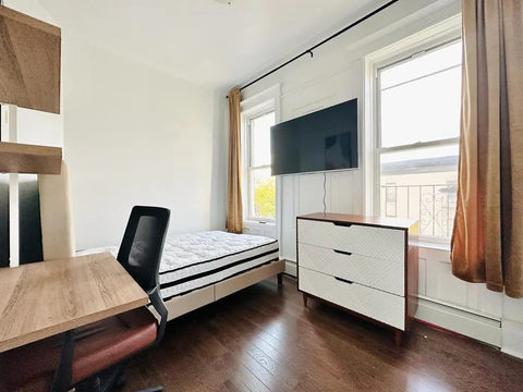 - Furnished room in a 5 bedroom, 2 bathroom gut renovated apartment in Crown Hei New York, NY Rental unit in Brooklyn · 5 bedrooms · 1 bed · 2 shared baths Private room in rental unit vacation rental 875730764561108879