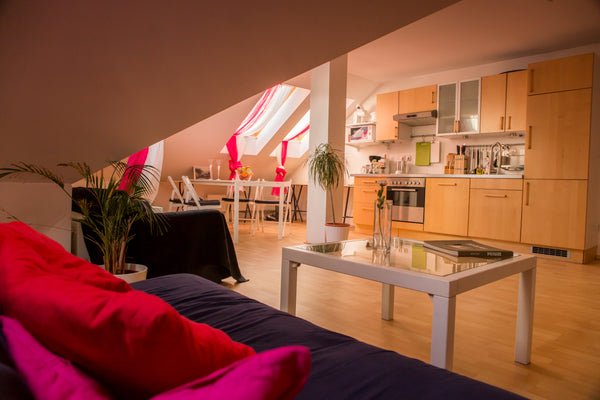 We are a top rated Superhost, you are safe booking with us. We take special care Prague, Czechia Immaculately clean stylish rooftop apartment Entire loft vacation rental 3937395