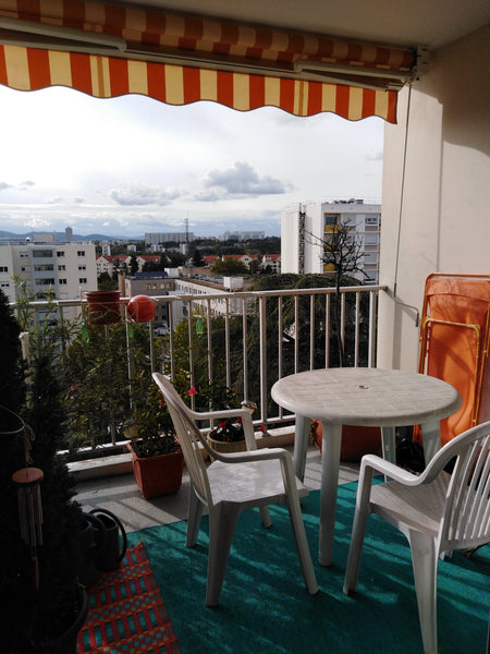 Appartement traversant est-ouest,  5e étage, <br />avec vue dégagée sur l'ouest.  Room in a bright and charming appartment. Private room in condo vacation rental 38787283