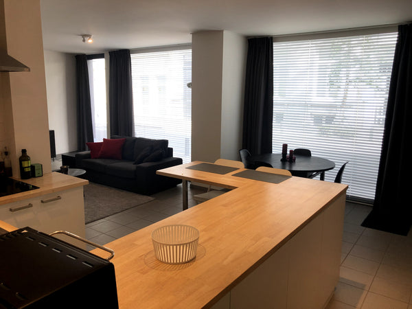 This modern studio is 64 square feet, located in Gent-Zuid and equiped with fun  Sint-Niklaas, Belgium Big modern studio in Ghent-Zuid + loads of gadgets Entire condo vacation rental 51419255