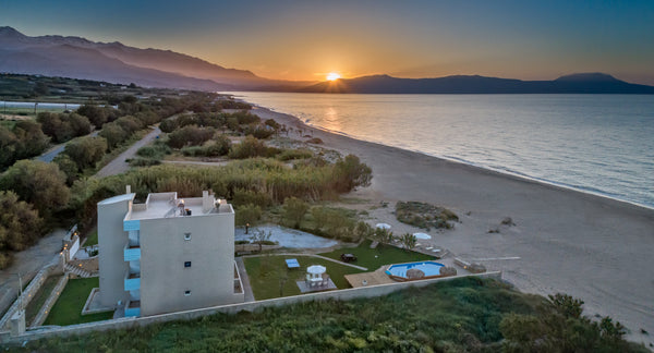 This beach house is one of the few in Crete. Built literally on the sandy beach  Episkopi, Greece Aptenia Villa, on the beach Entire home vacation rental 18147048