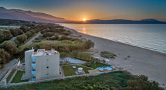 This beach house is one of the few in Crete. Built literally on the sandy beach  Episkopi, Greece Aptenia Villa, on the beach Entire home vacation rental 18147048