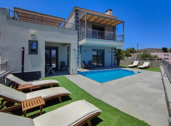 A new villa with a guest house and private pool is an impeccably designed villa  Rethimnon, Greece Villa Kali Sykia Entire villa vacation rental 695301592092687455