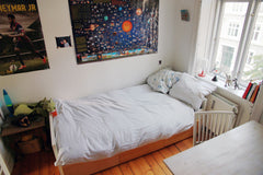 Small and cosy bedroom with a single bed and a desk. This private room is in a c Copenhagen, Denmark Small and cosy bedroom Private room in rental unit vacation rental 15118238