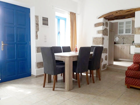My name is Georgia and I live in Pyrgos Kalo Horio. The house is totally renovat  Renovated stone house in seaside Kalo Horio Entire rental unit vacation rental 34492699