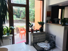Bonjour, je vis dans cet appartement à l’année et le mets à dispo qd en vacances Brussels, Belgium appartement avec jardin au calme / proche CEE Entire rental unit vacation rental 36804266