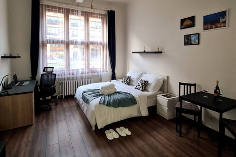 A newly renovated (03/2022) and the stylishly furnished apartment has 2 spacious Prague, Czechia Bright and spacious apartment in Karlin Entire condo vacation rental 573179467186274985