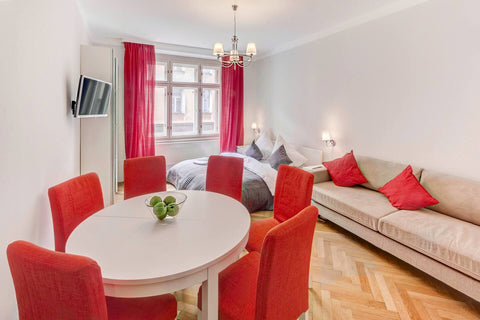 All our apartments are cleaned by professionals following the 5-step enhanced cl Prague, Czechia Classic 2BDR suite by Ruterra Entire rental unit vacation rental 3253477