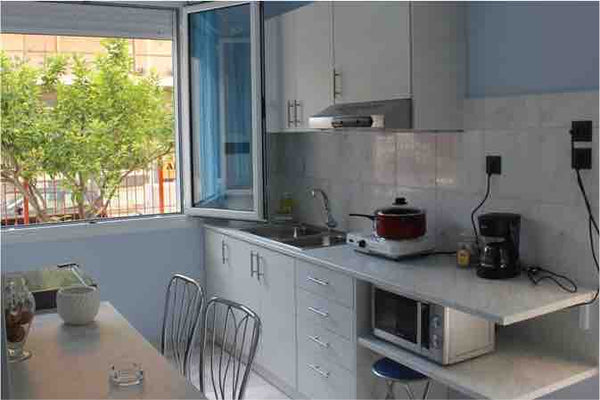 The comfortable 50sqm apartment has a bedroom, a living room, a kitchen, a WC, a Athens, Greece Comfortable apt next to Metro to explore Athens Entire rental unit vacation rental 21785201