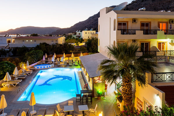 The two-bedroom apartments feature two separate bedrooms, one with two single be Rhodes, Greece Two-bedroom apartment for up to 4 persons Entire serviced apartment vacation rental 41397132