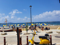 The cozy Danaos Hotel is located on the seafront of Nea Chora’s district, just 1  Double room with city view and Balcony Room in hotel vacation rental 46110957