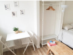 The small studio is situated in a very attractiv neighborhood close to the europ Brussels, Belgium Cozy studio in Ixelles near Flagey/EU Institutions Entire rental unit vacation rental 29932866
