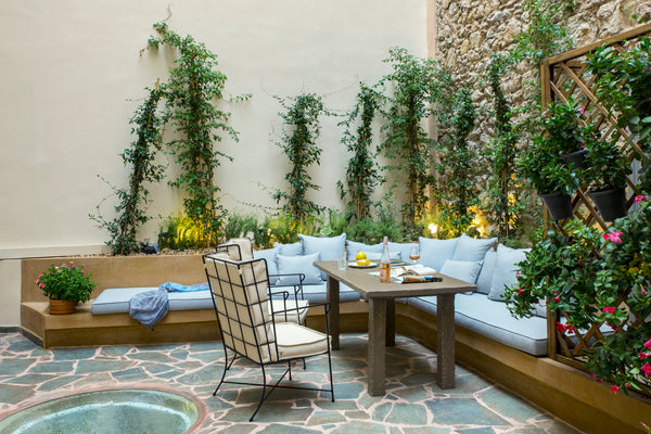 Where holistic privacy meets the reclusive outdoors, at the Courtyard Suite gues GR Courtyard Suite | A77 Suites by Andronis Room in boutique hotel vacation rental 38714875