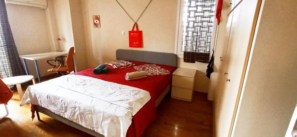 Cute and cosy 4th-floor private room in a four room apartment in Exarchia, one o Athens, Greece Athens center omonoia marni Apt No12/ Room 4 Private room in condo vacation rental 53847160