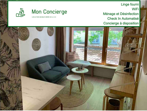 Appartement de charme pour 1-2 personne(s) dans le très recherché quartier de la Chessy, France Nouvel appartement T2 de charme Croix Rousse Entire rental unit vacation rental 43498305