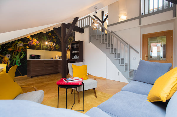 Our top floor apartment is in Prague trendy Karlin.<br />The loft is split over  Zurich, Switzerland Central Prague top loft apartment Entire rental unit vacation rental 39315638