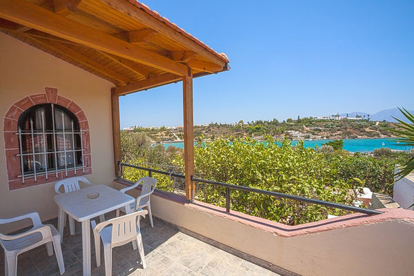 Apt No2 - capacity 4pers., max.5<br /> 53,75 m2. Elevated with large terrace ove Crete, Greece Large two bedroom apartment Entire home vacation rental 7478580