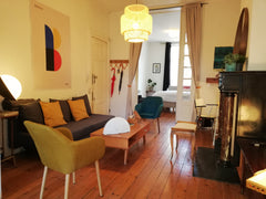 An original artistic flat, centered in the hype (bobo) neighborhood, Ixelles (Pl Paris, France Stylish, Central, Calm and Comfy (max 6 people) Entire rental unit vacation rental 40205149