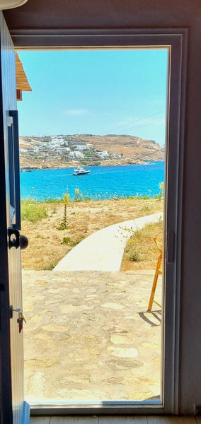 house in front of one of the famous beach Kalo Livadi of Mykonos!amazing sea vie Agia Paraskevi, Greece Kalo livadi Beach house Entire cottage vacation rental 660680554258159863