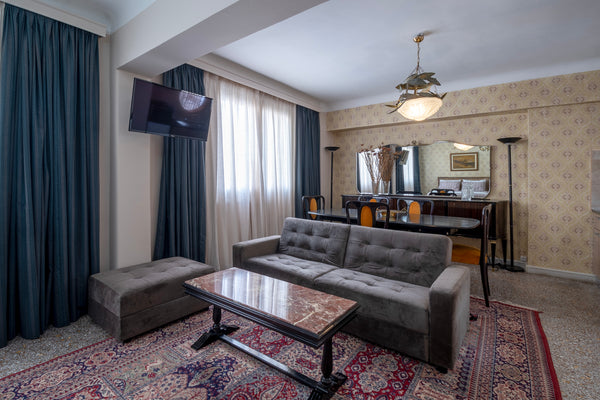 You might recognize this retro Apartment  from the scenes of the movie 