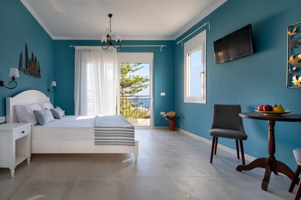 Thalassini apartment is located in Kalamaki village, just 5 kms west of city of   Evi Boutique Rooms - Thalassini Entire rental unit vacation rental 619429928198551077