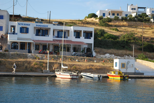 Spacious and airy, the air-conditioned studios of Poseidon include a seating and Greece Studio Poseidon Private room in serviced apartment vacation rental 20391989