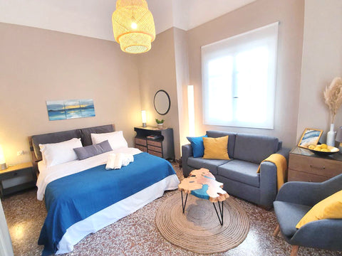 A cute, bright and quiet 1-bedroom, 37 sq.m./400sq.ft apartment, 800m. to metro  Greece Cute Suite Apt., 800m to Metro, 2 min. to Highway Entire rental unit vacation rental 617667480748361699