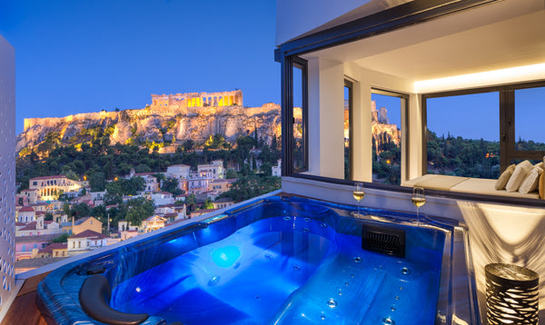 Athens AVATON - Acropolis Panorama with Jacuzzi is a brand new (2018) luxurious  Athens, Attica, Greece Athens AVATON - Acropolis Suite with Jacuzzi Entire rental unit vacation rental 22623197