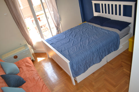 A double room in a 4 bedroom apartment in Kato Patisia are in North Athens. <br  GR Room in Shared apartment Athens blue Private room in rental unit vacation rental 640558414247140051