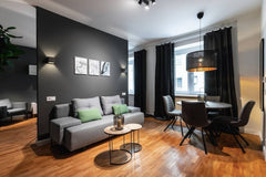 Hi there! Welcome to my newly renovated 1-bedroom apartment, located exactly it   Authentic apartment next to Schwedenplatz Entire rental unit vacation rental 620854507098753246