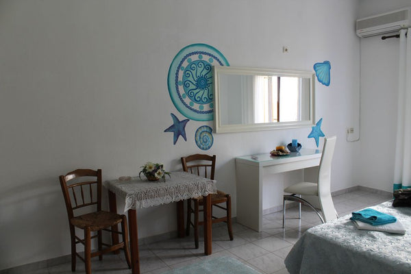 One-room studio. 3 big single beds, kitchenette, AC, bathroom. Second floor, no  Hora Sfakion, Greece Studio close to the beach. Entire rental unit vacation rental 14379742