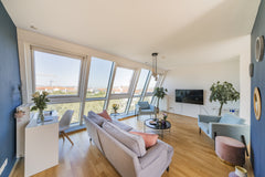 With its glass front, the apartment offers a beautiful view over Vienna and with Vienna, Austria 2 floor design loft with terrace and amazing view. Entire rental unit vacation rental 34003505