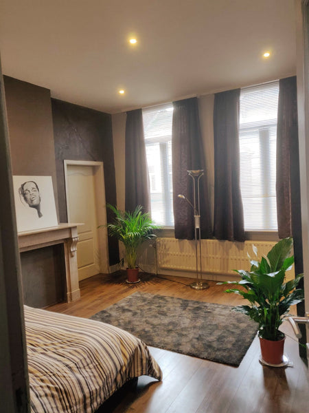 Heldere slaapkamer en bureau op 15 minuten fietsen van centrum Antwerpen. <br /> Antwerp, Belgium Appartement op 15 minuten fietsen van het centrum. Private room in rental unit vacation rental 45944698