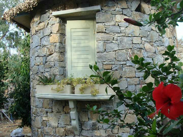 Hello. The house is an eco-mini house with stone and 15 cm of insulation and dis Athens, Greece Eco-tiny-tasty-house,150m beach .fb Vic.apartments Entire guesthouse vacation rental 19963272