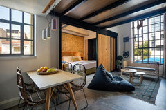 Up to four persons can be comfortably accommodated in this first floor, double-h Athens, Greece The Foundry Apartment G-1 Room in serviced apartment vacation rental 28357962