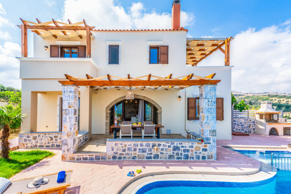Kantifes property, a villa you can calm and spend your personal time away from e Rethimnon, Greece New Villa 4 Families or Couples w/Private Pool+BBQ Entire home vacation rental 26981229