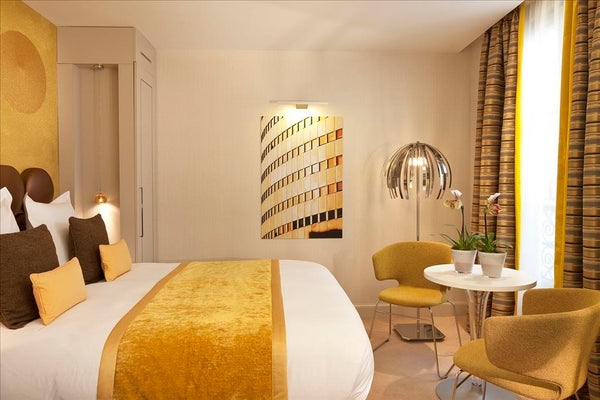 The Hotel Petit Paris is located on Rue Saint-Jacques between the Panthéon and L  Deluxe room near Saint-Germain-des-Prés Room in boutique hotel vacation rental 28303514