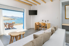 Our traditional cycladic house is located on the seafront in the picturesque fis Athens, Greece Beach Suite Syrma Entire rental unit vacation rental 35189748