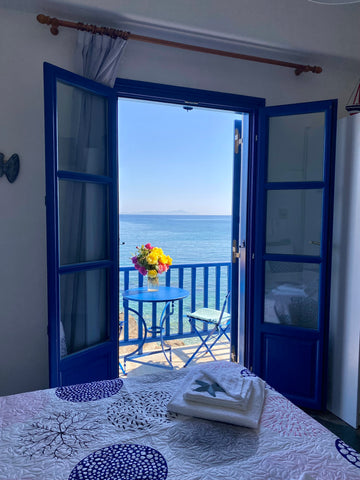 Literally, two steps from Drios beach, staying in one of the bright and cozy stu Athens, Greece Cavos Studio by the sea || North Cycladic home vacation rental 618735966953261911