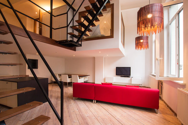 Superb loft with communal courtyard and garden at 150m from Grand Place and Cath Antwerp, Belgium Superb loft with courtyard in old heart of Antwerp Entire loft vacation rental 32371479