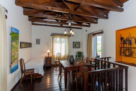 Artemis is a 2 storey house of 70 square meters which was created by the reconst Pirgos Psilonerou, Greece Artemis-old barn to a family flat Room in boutique hotel vacation rental 423470