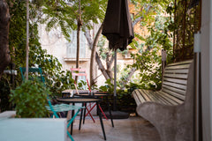 Luxury apartment rentals in the heart of Athens with hotel amenities, in a quiet Athens, Greece PurpleHeart💜Cosy studio with garden|WiFi|Laundry Room in aparthotel vacation rental 40501705