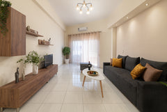 90 sqm set in Archangelos,  2.7 km from Stegna Beach and 5 km from Tsambika Beac  Constantin Luxury Apartment Entire condo vacation rental 566516071574098052