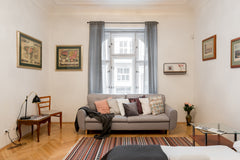 Stroll along the Vltava river with breathtaking views of the city's skyline, the Prague, Czechia Wander the Herringbone Floors at a Central Riverside Abode Entire serviced apartment vacation rental 26051323