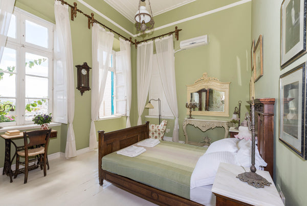 Our house is a listed neoclassical mansion,built in 1873 in the heart of Ermoupo Finikas, Greece Villa Maria Entire townhouse vacation rental 11453775