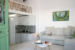 Deluxe new stone house, with breathtaking view to Chora and the Castle from its  Athens, Greece Stylish House with amazing Chora View & Breakfast Cycladic home vacation rental 20615260