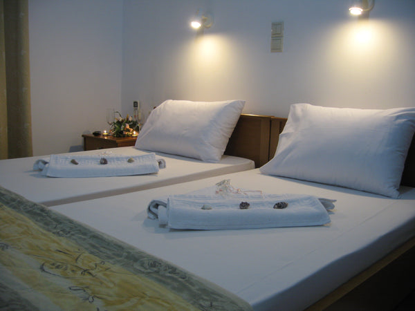 Sea view studio, sleeps two adults in two single beds. Fully air conditioned wit Agia Marina, Greece Second Floor Beachfront Studio In Agia Marina Room in serviced apartment vacation rental 22332546