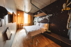 Ready for take-off? For all the pioneers and adventurers out there, we have buil  Doppelbude Room in hotel vacation rental 47458572