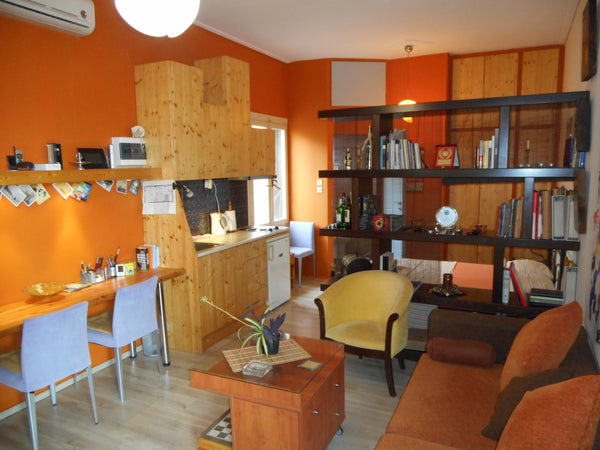 The space is an separate modern studio, part of a house with a large garden, in  Athens, Greece Homy studio Entire rental unit vacation rental 18036385