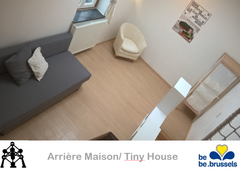 L'arrière-maison est proche des transports publics amenant au centre-ville, proc Brussels, Belgium Arrière-Maison calme / quiet Tiny House Tiny home vacation rental 682384118570750971